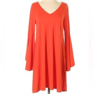 Loft Knit Dress with Bell Sleeves